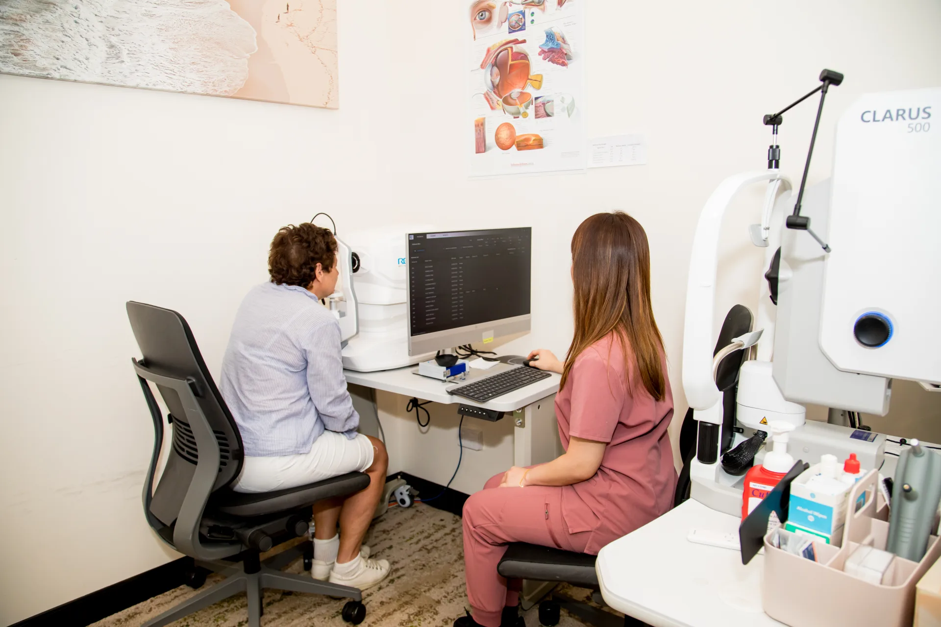 Advanced eye-care technology and consulting environment