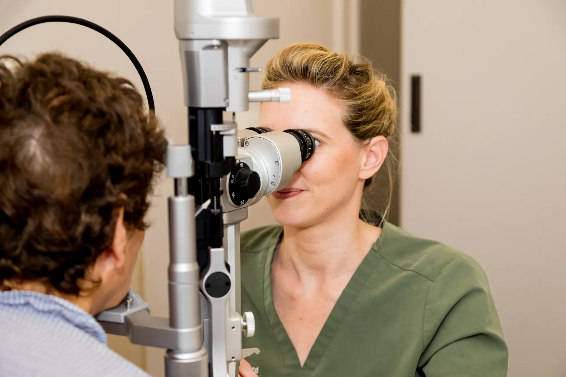 Specialist eye examination and clinical care