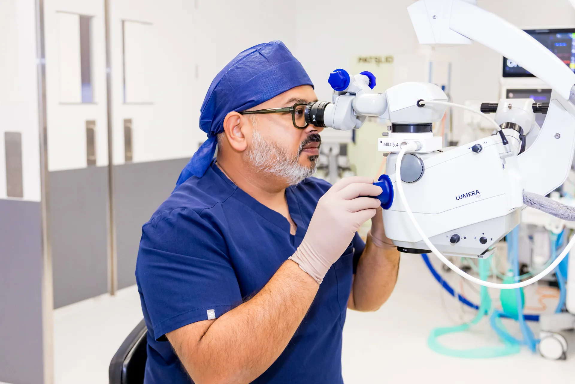 Specialist eye examination and clinical care