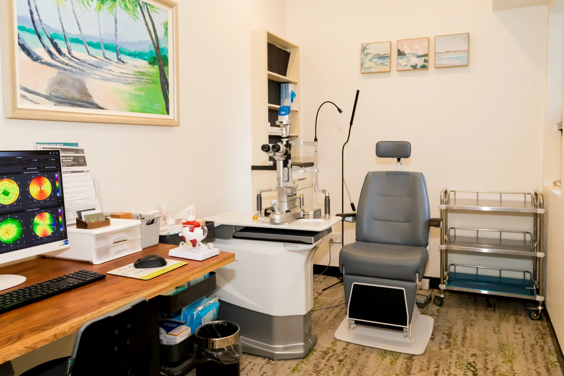 Specialist eye examination and clinical care